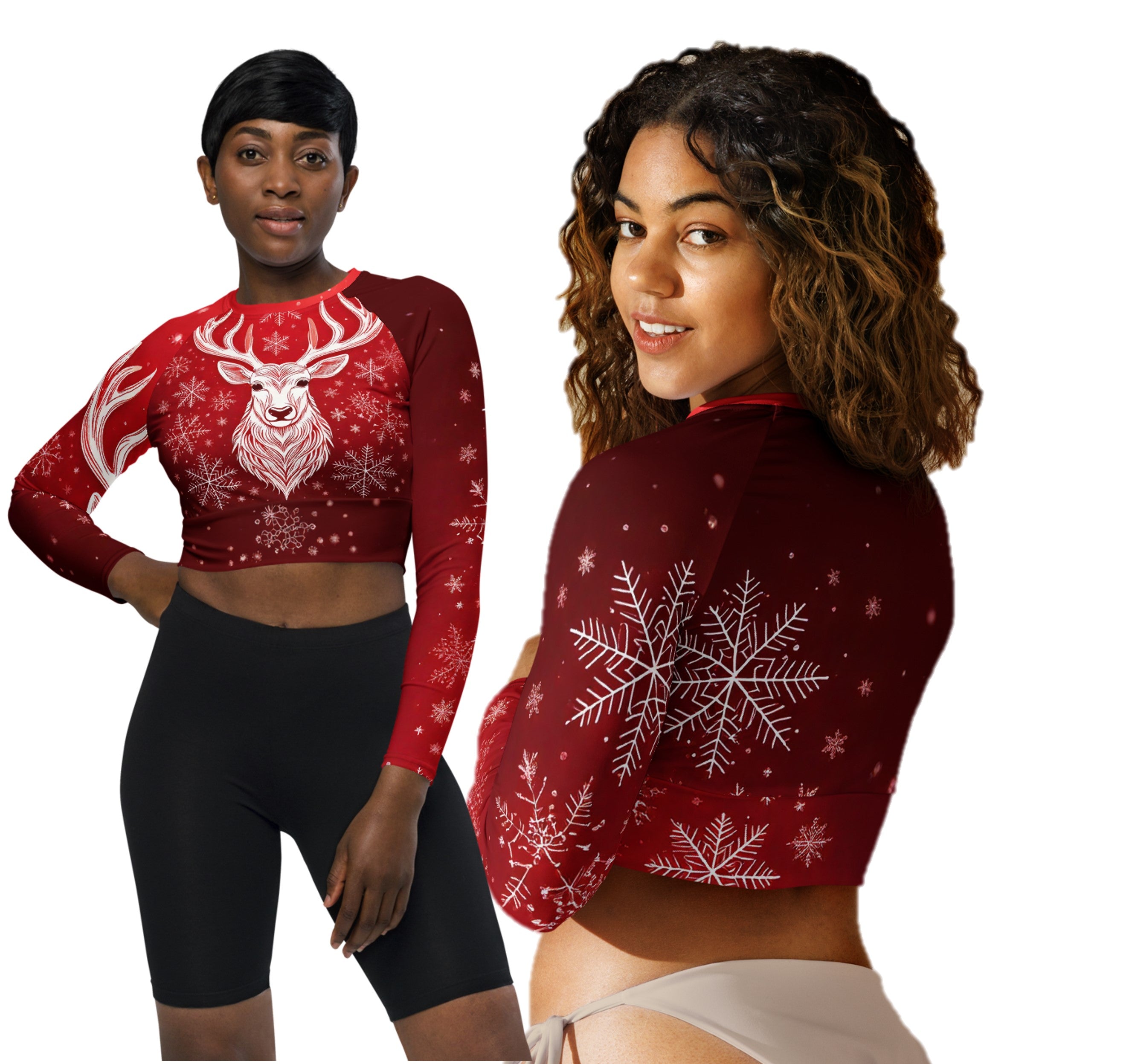 christmas-cropped-top-deep-red-party-top-reindeer-snowflakes-design-pullover-party-sweater-top-wickedyo_3